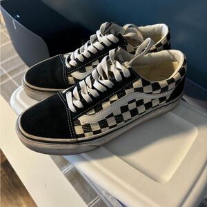 Vans shoes size 8. Used like new